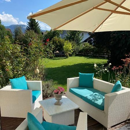 Charmantes Garten-Apartment: Erholung Im Chiemgau Unterwössen Exterior foto